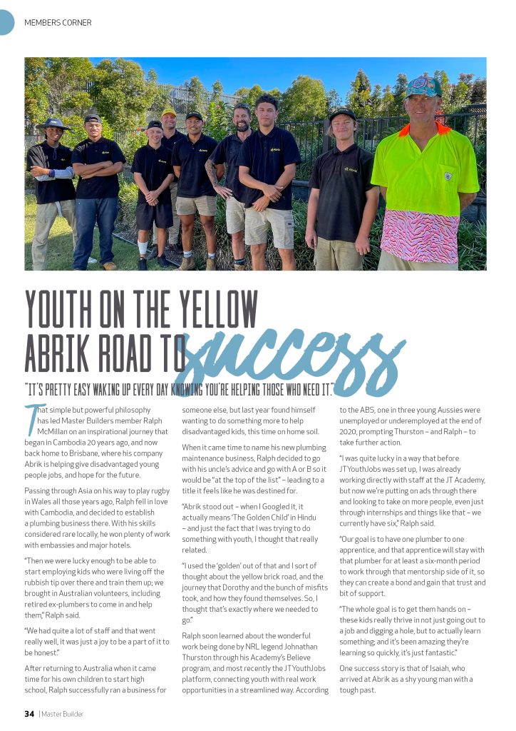 Master Builders Magazine Abrik